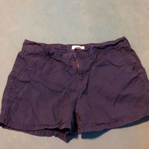 old navy blue prep shorts